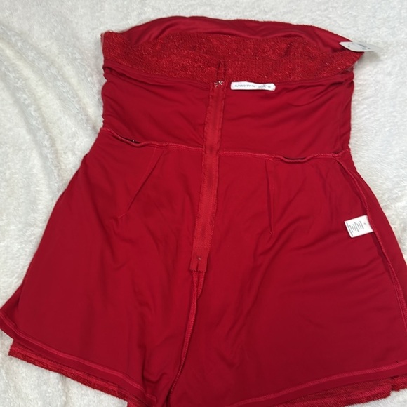 Altar'd State Red High Waist jumpsuit - Picture 10 of 10